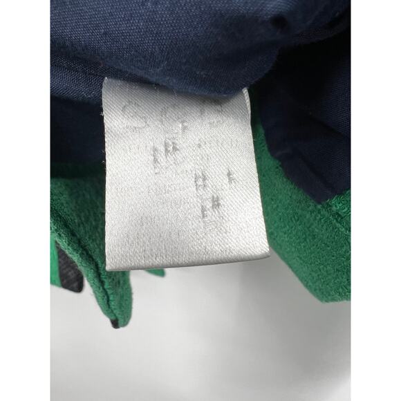 Sea New York Green Black Perforated Leather Zip Up Blazer Jacket‎ Size 4 - Picture 3 of 9